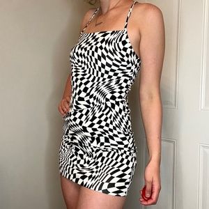 Trippy H&M Body Con Lace Up Dress | NEW WITH TAGS | Size: Womens S